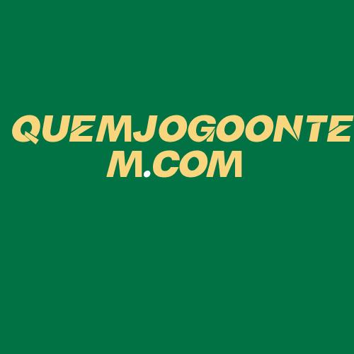 Logo da QUEMJOGOONTEM